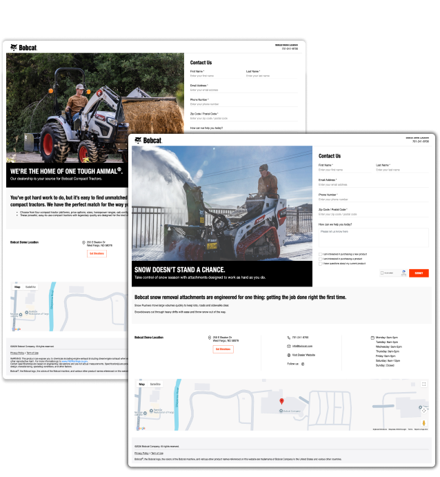 landing page example